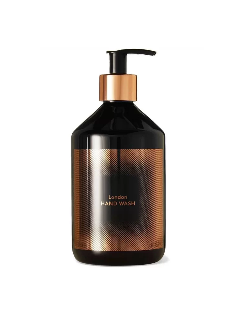 Luxury Hand Wash Bottle Black Pump Dispenser