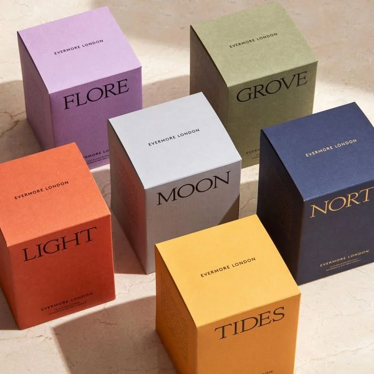 Luxury Skincare Box Pastel Color Elegant Design