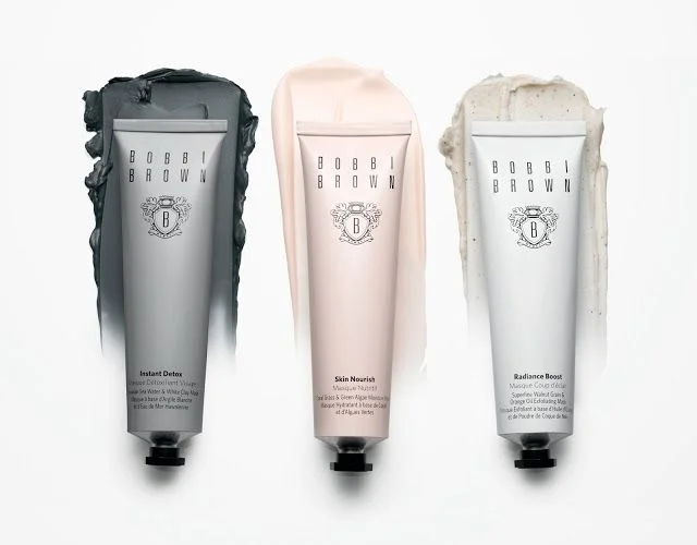 Luxury Skincare Tube White Black Pump Detox Nourish Radiance