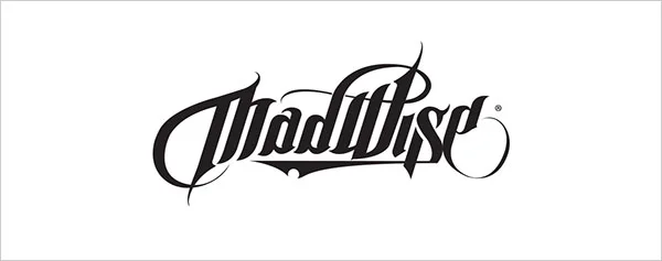 MadWise Black White Logo Calligraphy
