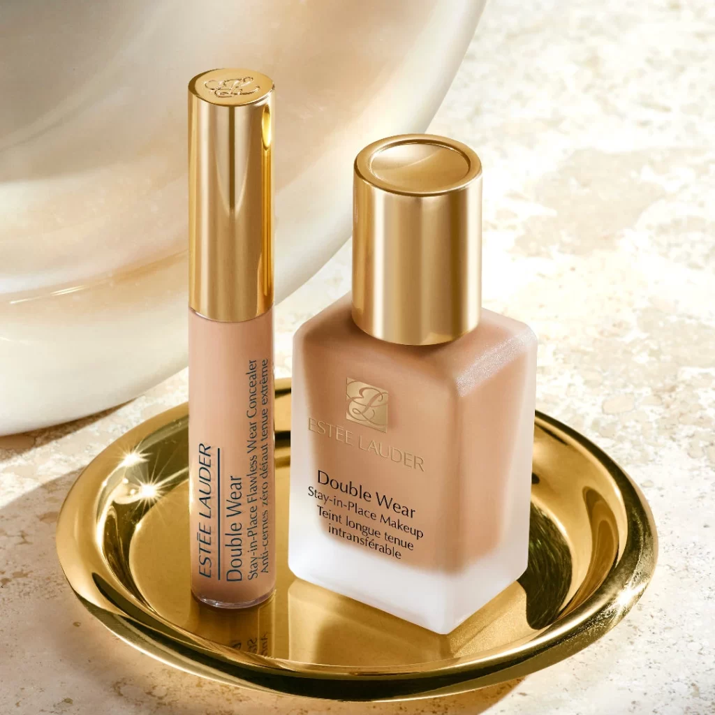 Makeup Products Gold Beige Luxury Glamour