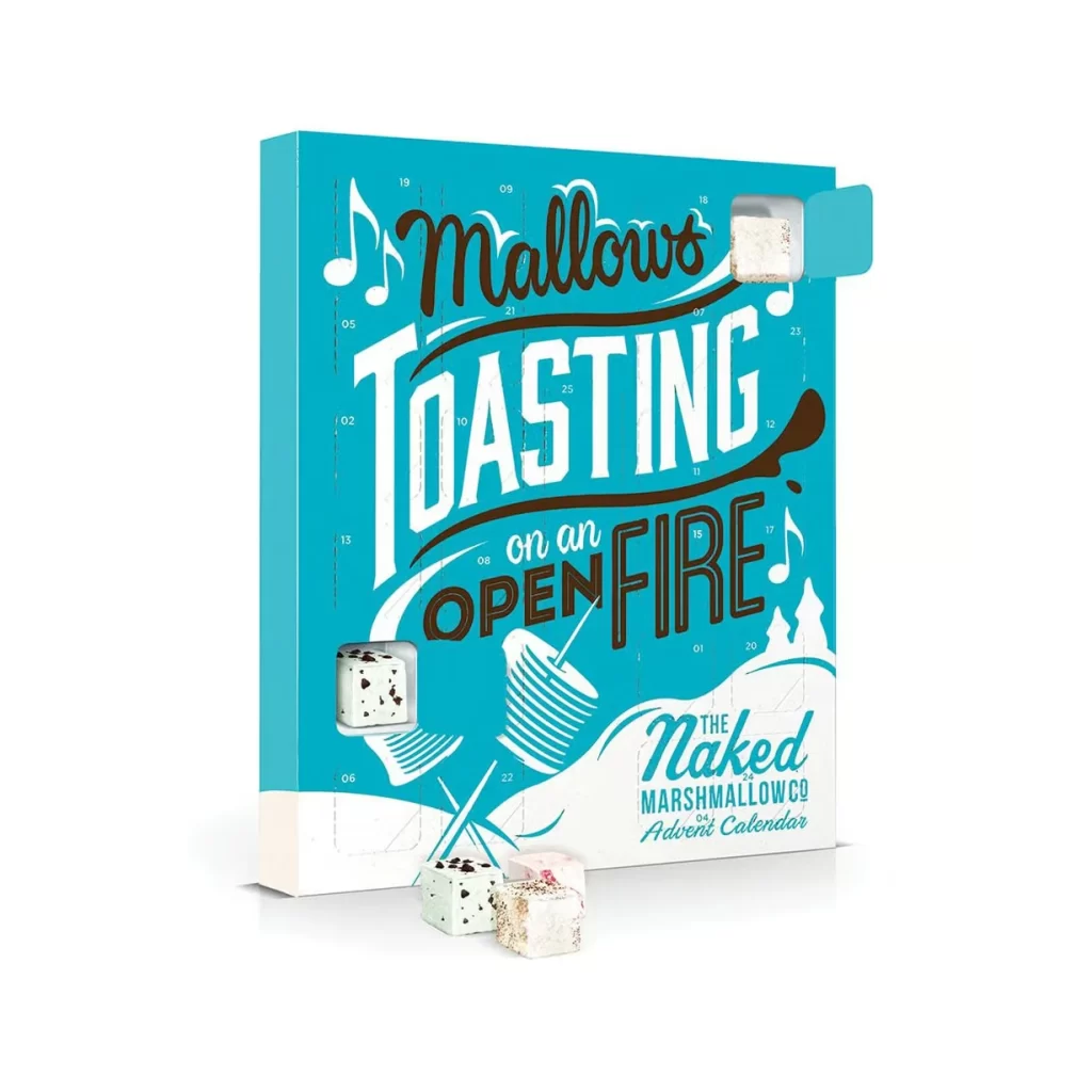Mallows Toasting Open Fire Blue White