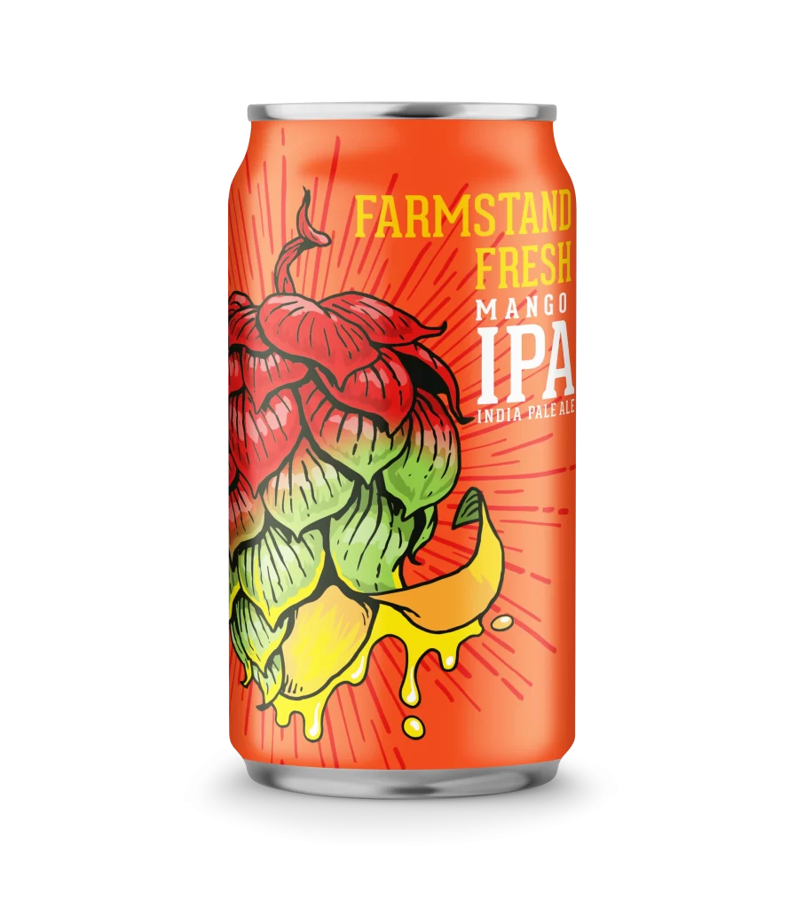 Mango IPA Orange Yellow Green Packaging