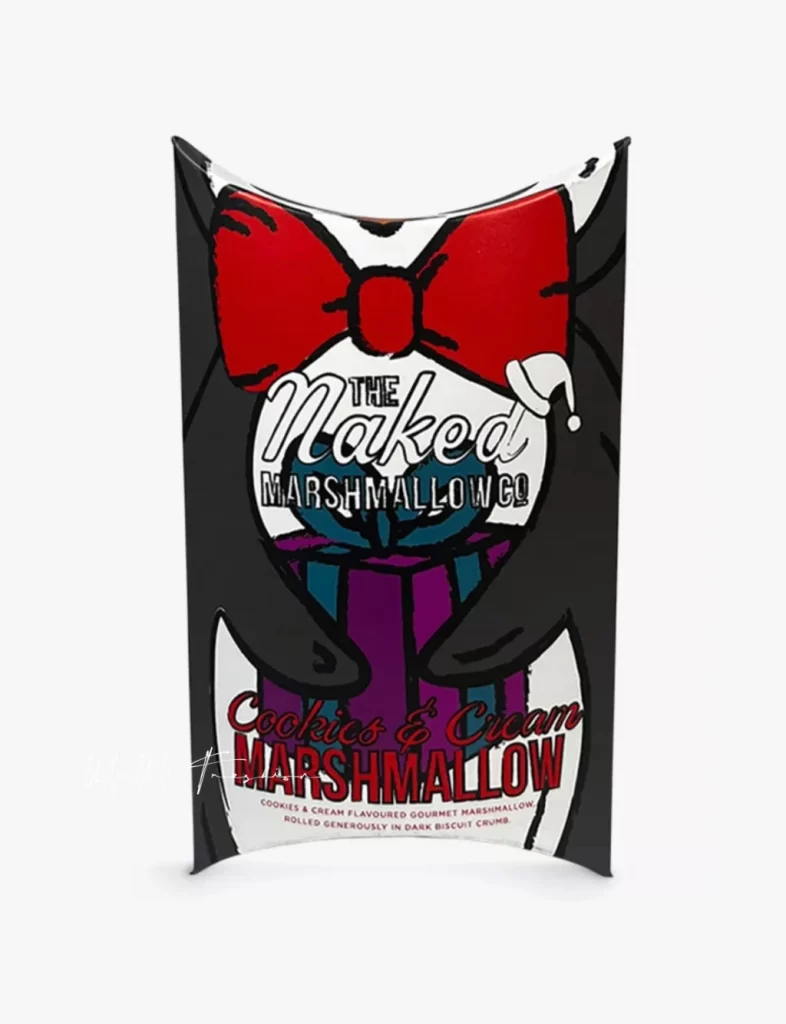 Marshmallow Red Black White Gift Packaging