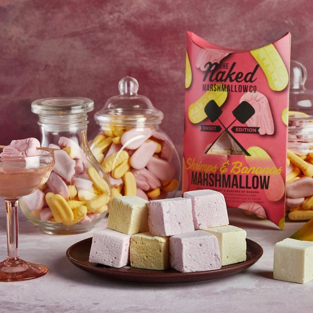 Marshmallows Pastel Colors Sweet Vintage Packaging
