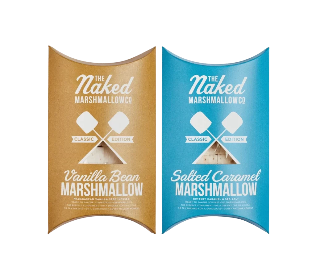 Marshmallows Vanilla Bean Salted Caramel Packaging