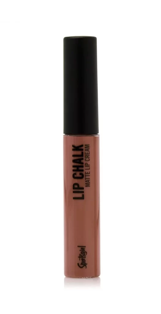 Matte Lip Cream Tube Black Cap Brown Body