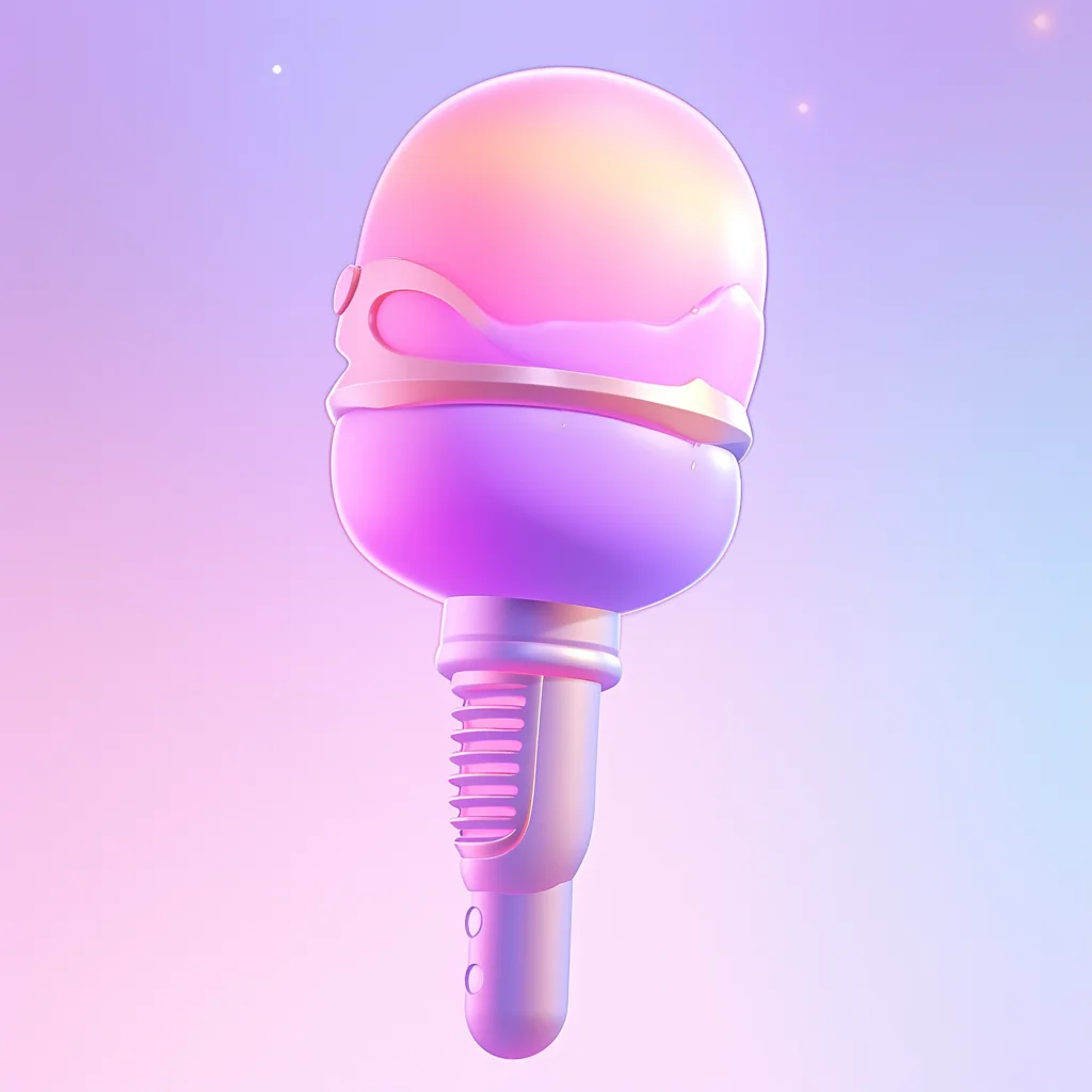 microphone MIC 3D icon game cartoon cute lovely