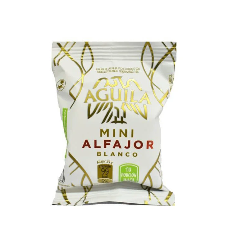 Mini Alfajor Blanco White Agila
