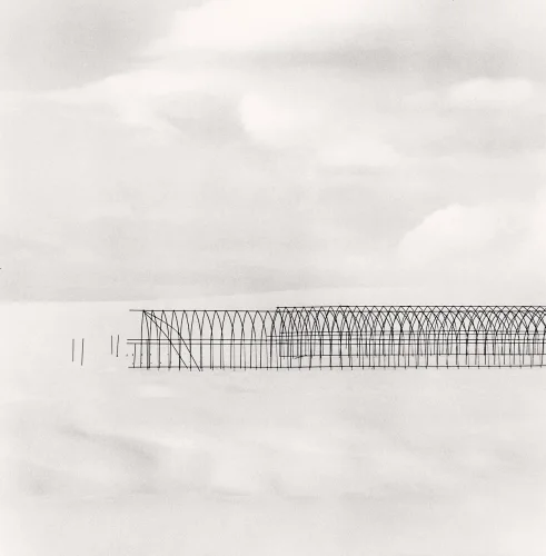 Minimalist Bridge Dramatic High Contrast Atmospheric