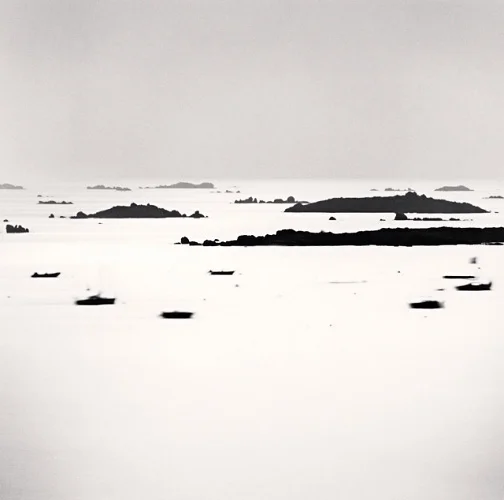 Minimalist High Contrast Mysterious Seascape