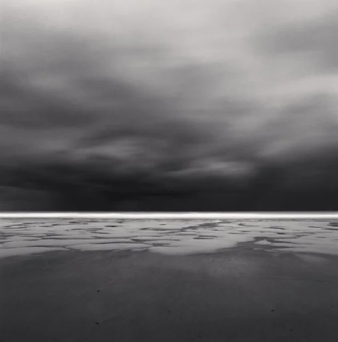 Minimalist High Contrast Dramatic Atmospheric Seascape