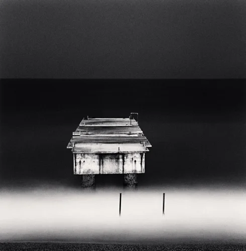 Minimalist High Contrast Mysterious Seascape