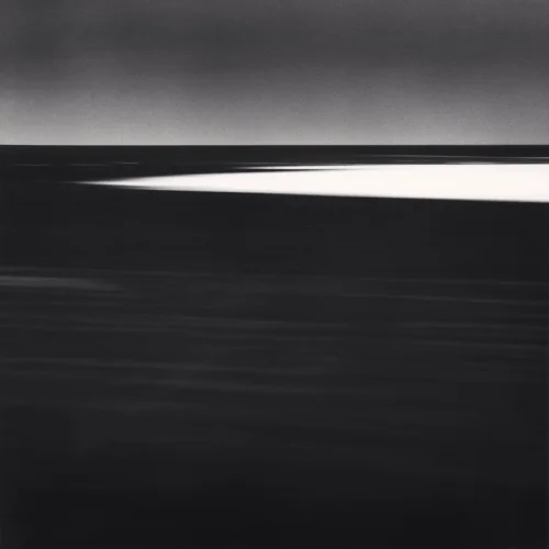 Minimalist High Contrast Dramatic Atmospheric Seascape