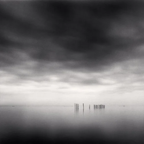 Minimalist High Contrast Dramatic Atmospheric Timeless Seascape