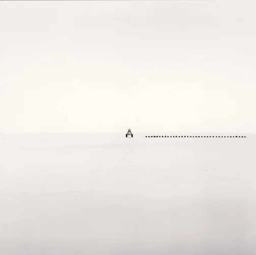 Minimalist High Contrast Mysterious Atmospheric Seascape