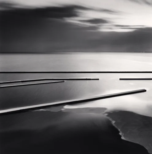Minimalist High Contrast Serene Seascape