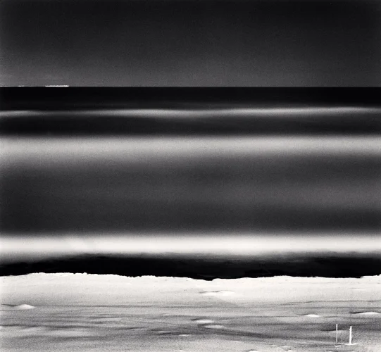 Minimalist High Contrast Dramatic Atmospheric Seascape