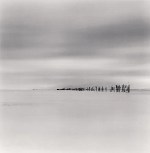 Minimalist High Contrast Mysterious Atmospheric Seascape