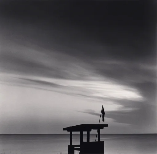 Minimalist High Contrast Moody Atmospheric Seascape