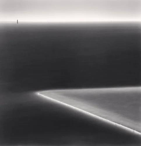 Minimalist High Contrast Dramatic Atmospheric Seascape