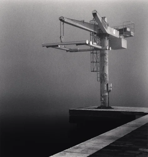 Minimalist Industrial Structure High Contrast Mysterious