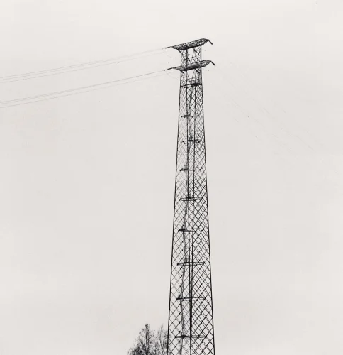 Minimalist Power Tower High Contrast Industrial