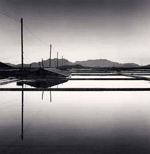 Minimalist Reflections High Contrast Landscape