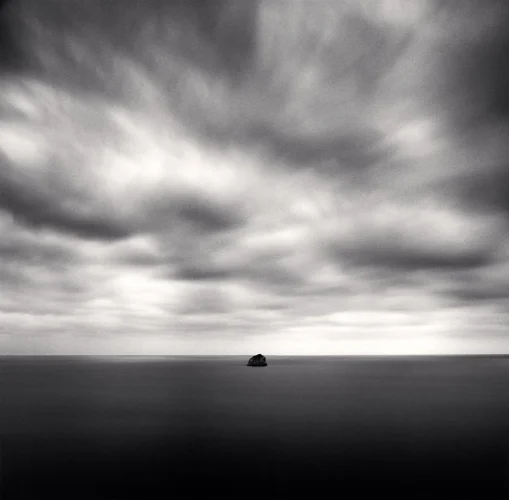 Minimalist Seascape Dramatic High Contrast Mysterious Atmospheric