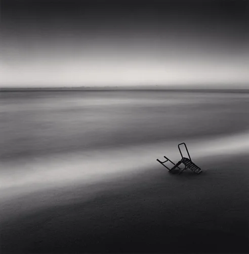 Minimalist Seascape High Contrast Mysterious