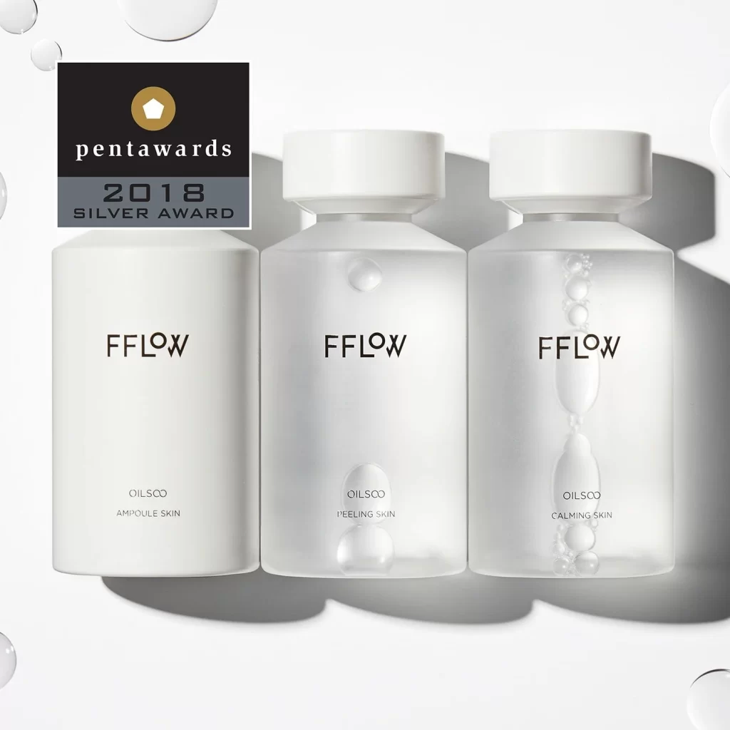Minimalist Skincare Bottle Transparent White Simple Design