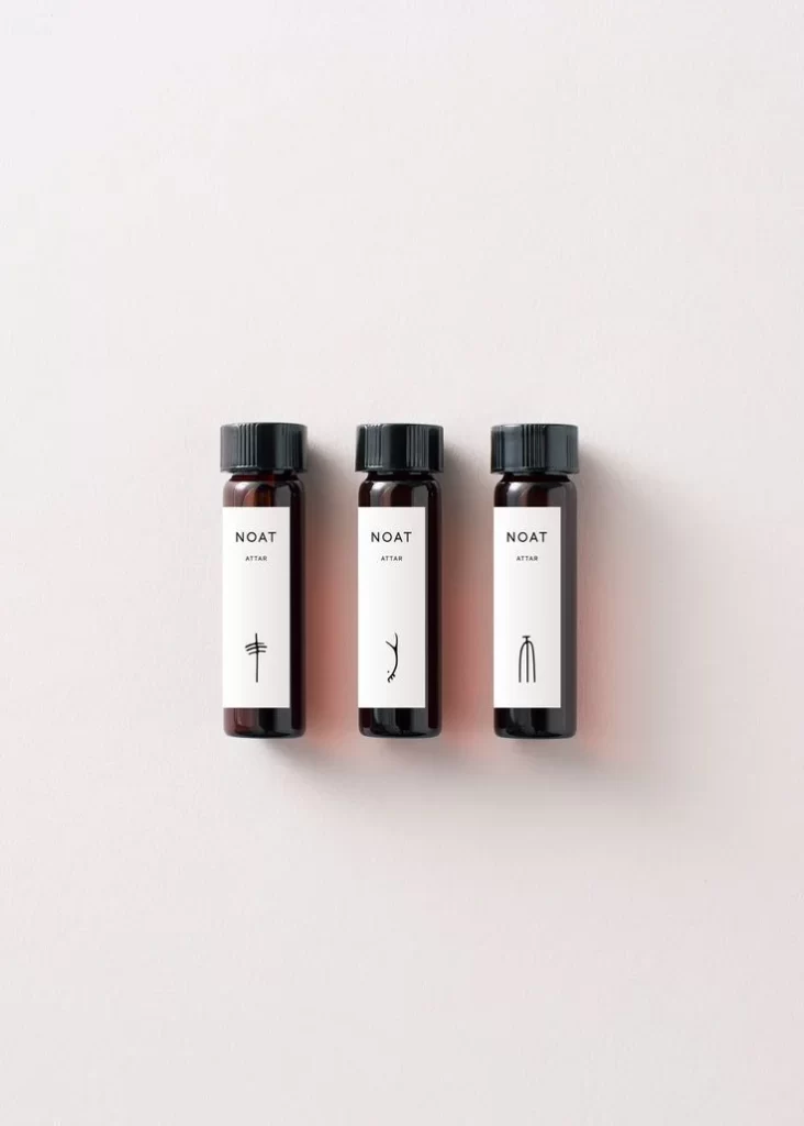Minimalist Skincare Bottle Amber Glass Black Cap