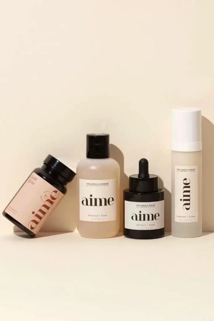 Minimalist Skincare Bottle Pump Dispenser Cream