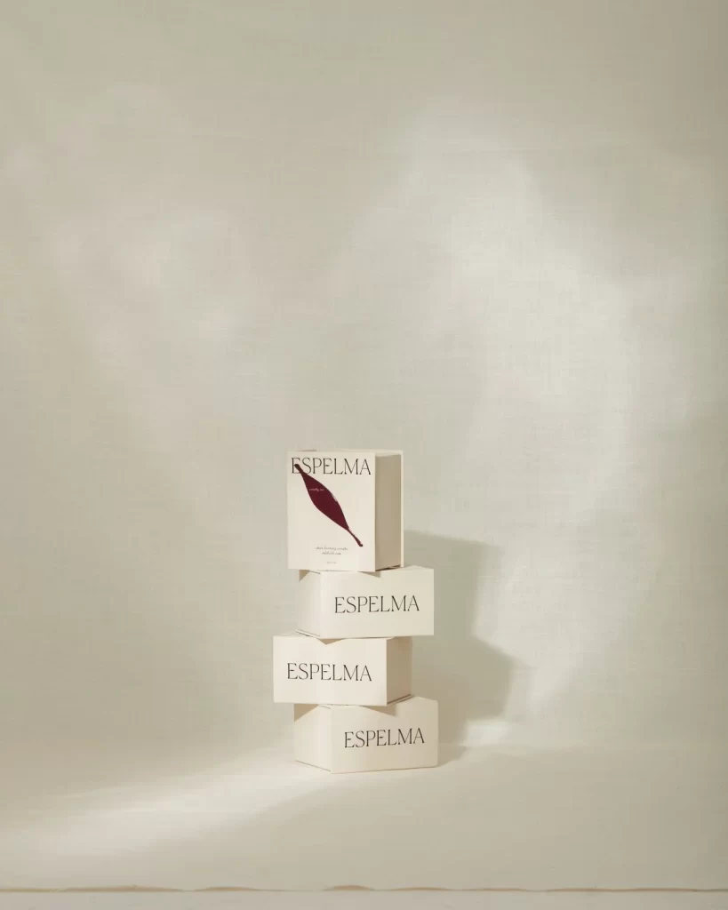Minimalist Skincare Box White Clean gray Design