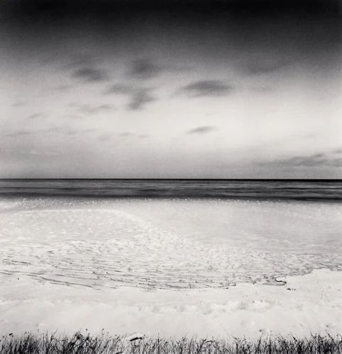 Minimalist Textured High Contrast Serene Seascape
