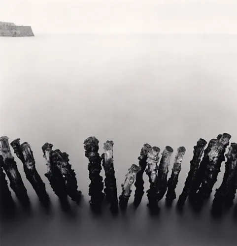 Minimalist Textured High Contrast Mysterious Atmospheric Seascape