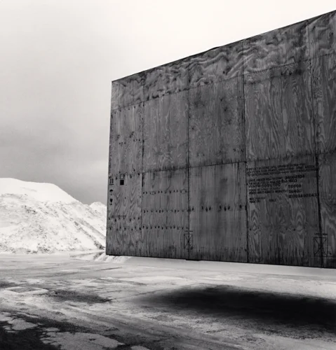 Minimalist Textured High Contrast Mysterious Architecture