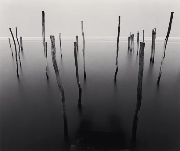 Minimalist Textured High Contrast Mysterious Atmospheric Seascape
