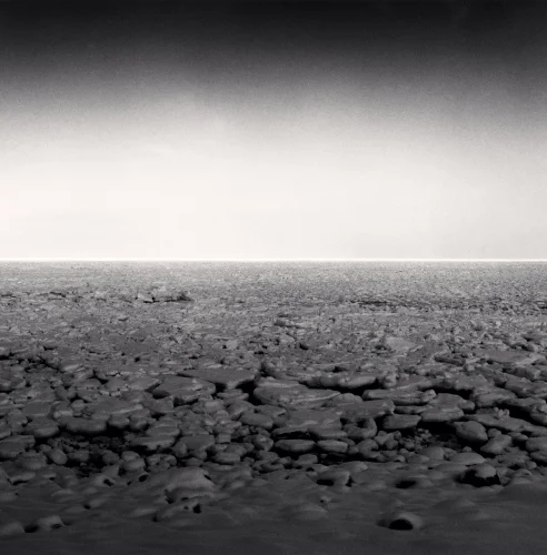 Minimalist Textured High Contrast Mysterious Landscape