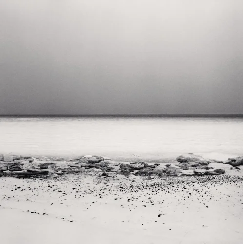 Minimalist Textured High Contrast Mysterious Atmospheric Seascape