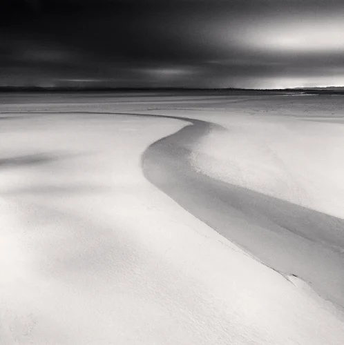 Minimalist Textured High Contrast Mysterious Atmospheric Landscape
