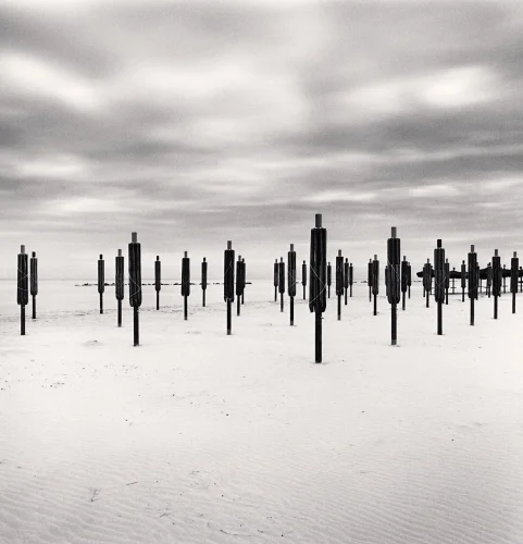 Minimalist Textured High Contrast Mysterious Atmospheric Landscape