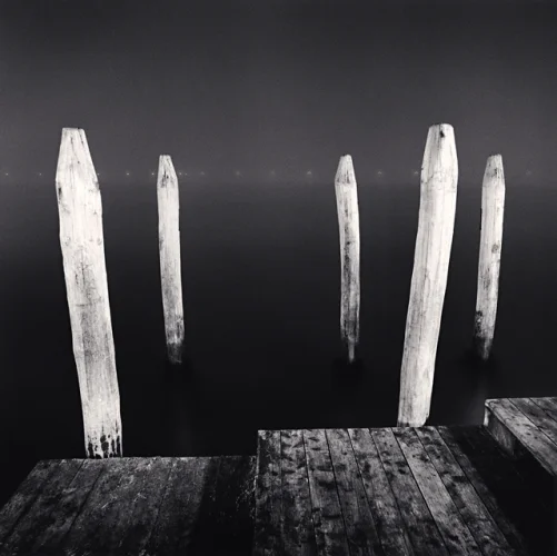 Minimalist Textured High Contrast Mysterious Atmospheric Seascape