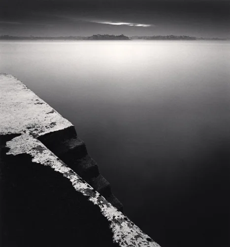 Minimalist Textured High Contrast Mysterious Atmospheric Seascape
