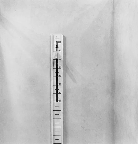 Minimalist Thermometer High Contrast Textured