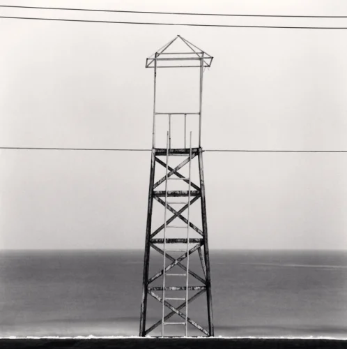 Minimalist Tower High Contrast Dramatic Atmospheric