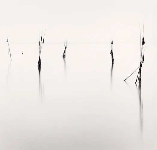 Minimalist Water Reflections Dramatic Mysterious Nature