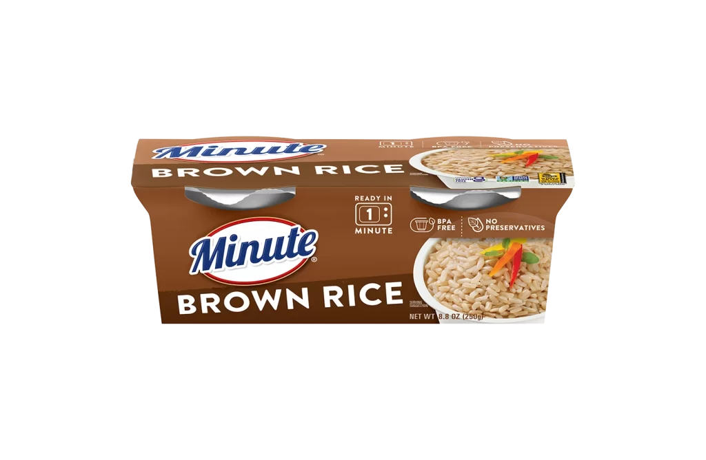 Minute Brown Rice Brown White 2