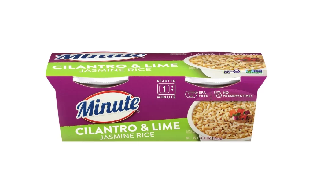 Minute Jasmine Rice Purple Green White