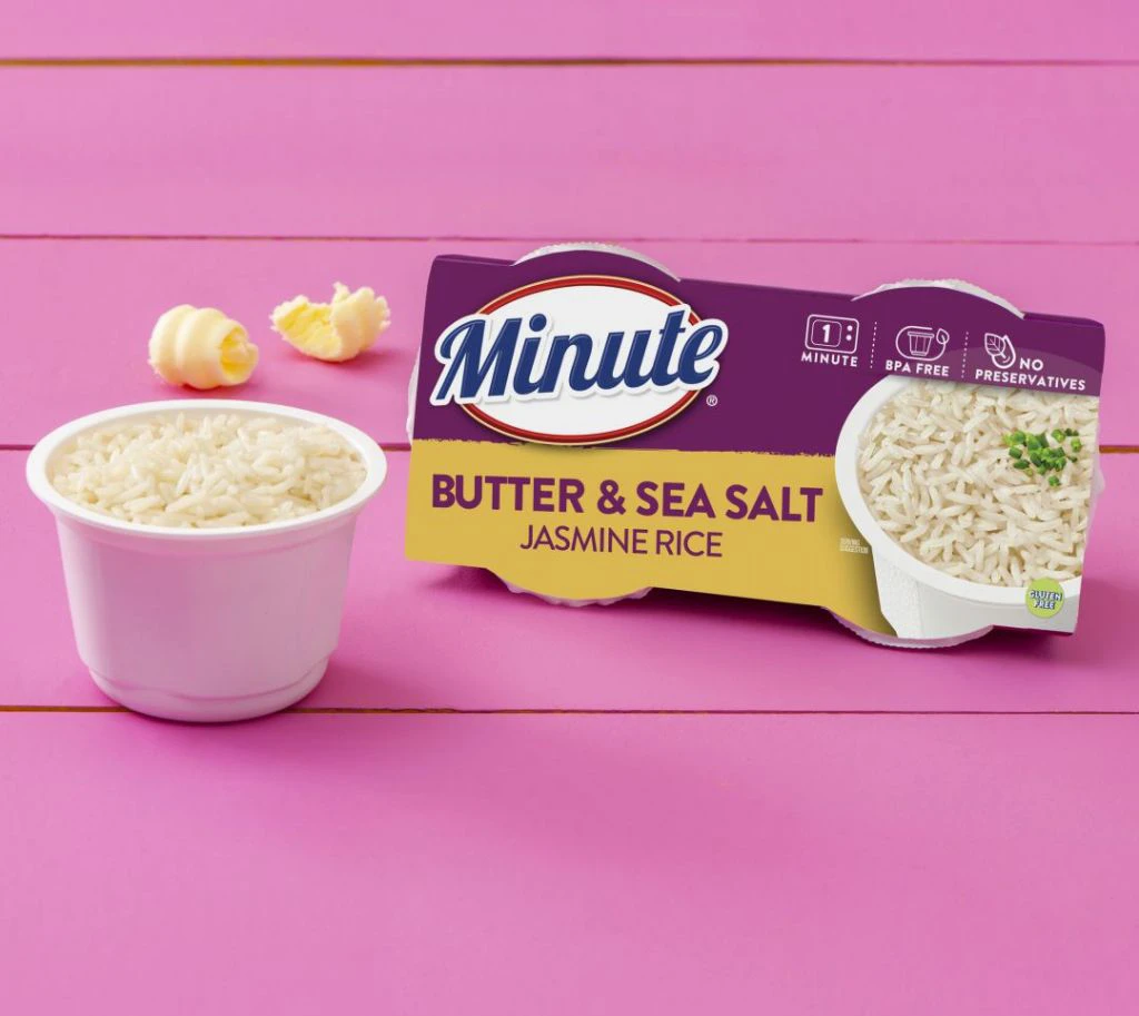 Minute Jasmine Rice Purple Yellow White
